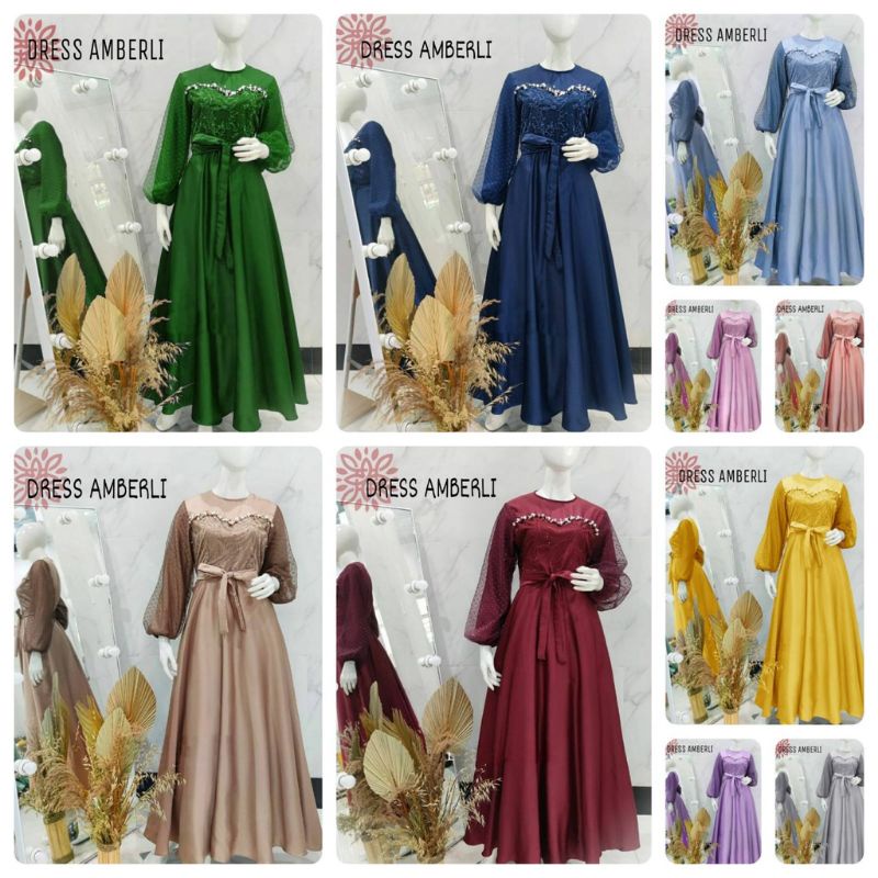 GAMIS LEBARAN MEWAH JUMBO LD 120 CM GAMIS MUTIARA TILE DOT GAMIS TUNANGAN LAMARAN SERAGAM NIKAH WISU