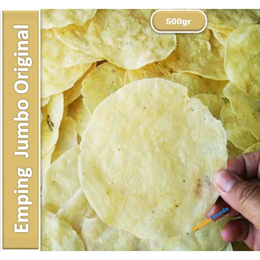 

Emping Jumbo Original | Mentah [ Berat 0,5Kg / 500gr ]