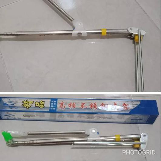 [ Terbagus ] Cagak Tegek Logam Jin Pin 1.50 m Teleskopik ✧