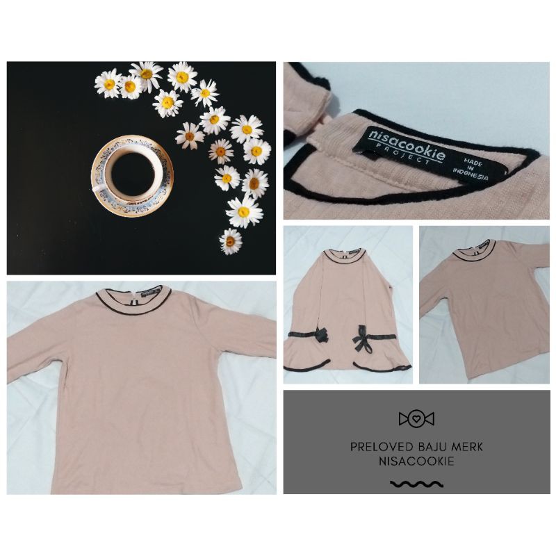 Blouse nisa cookie & blue