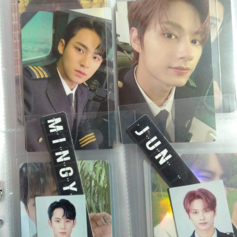 [BOOKED] pc mingyu pilot & jun pilot set