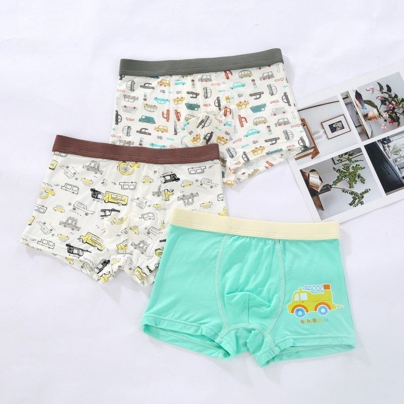 BXL 01 - 08 Set Celana Boxer Anak Laki Laki isi 3pcs Super Lembut