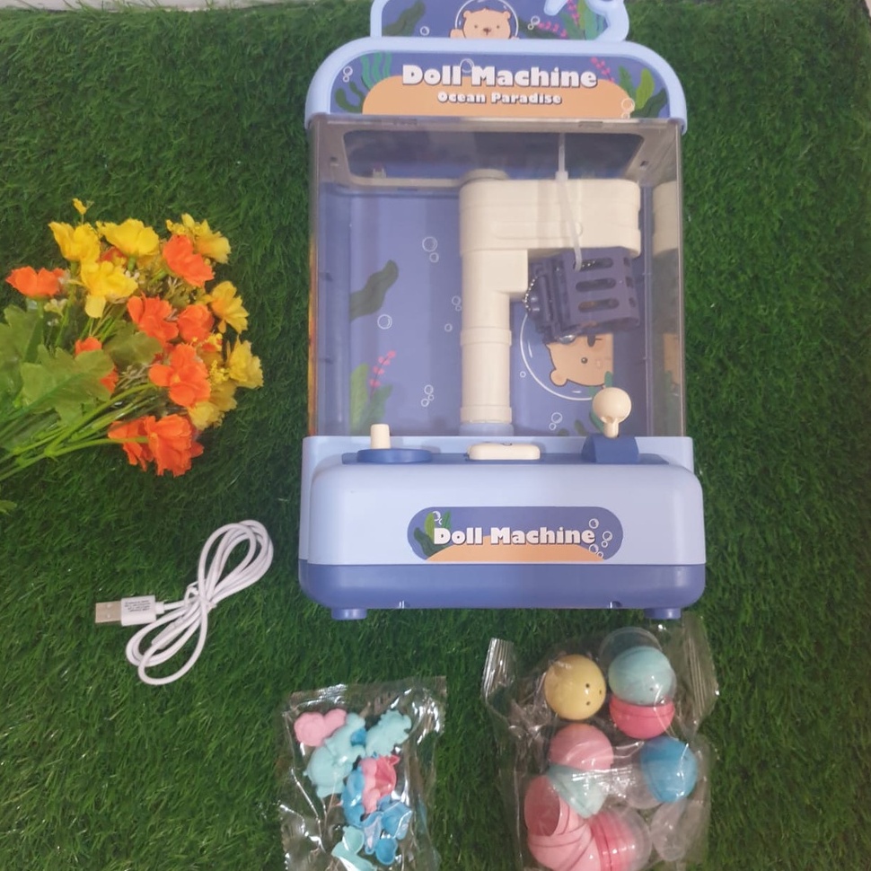 MAINAN CLAW GAME / MINI DOLL MACHINE / MAINAN MESIN CAPIT BONEKA/Mainan Anak Claw Machine / Mesin Tangkap Boneka