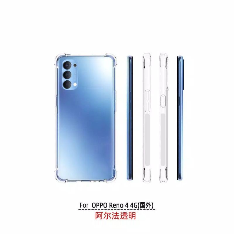 OPPO RENO 4 RENO 4 PRO CLEAR CASE SOFT CASE CLEAR VERSI INDONESIA