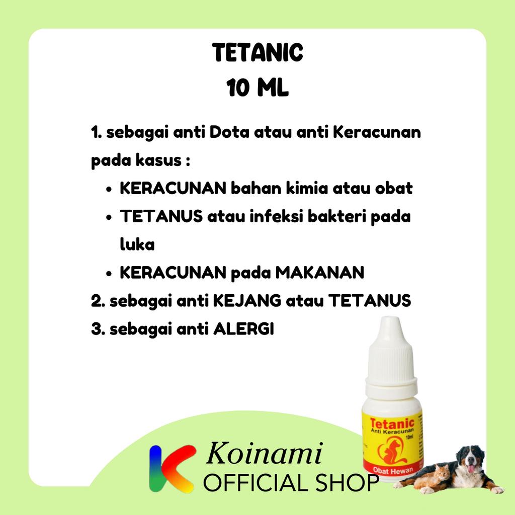 TETANIC ANTI KERACUNAN / obat anti racun untuk kucing anjing / BTM