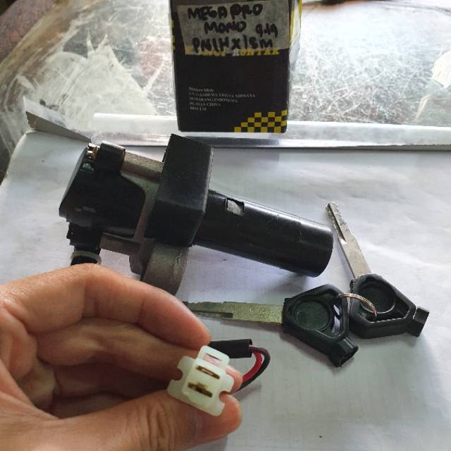 Kunci kontak depan only megapro monoshock 2010 2011 switch starter imitasi mono mega pro monosok-1