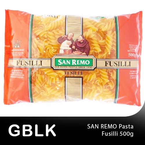 

SAN REMO PASTA FUSILLI 500 GRAM