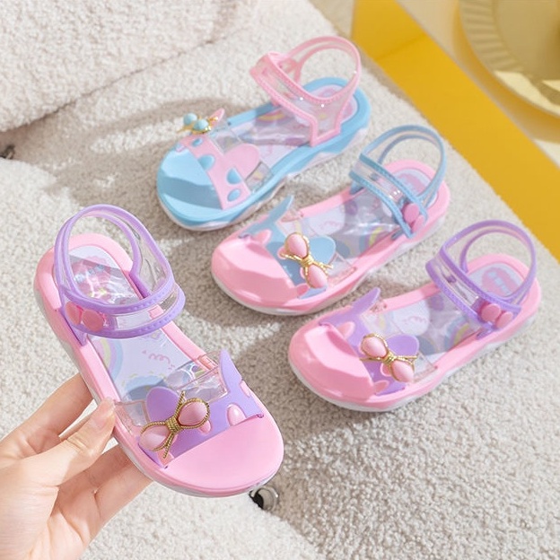 OkayBaby B106 Sandal Anak Perempuan Original Termurah Sepatu Import Fashion Bahan Lembut Terbaru Kekinian