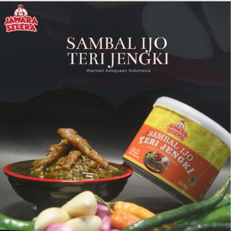 

Sambal Ijo Teri Jengki Jawara Selera