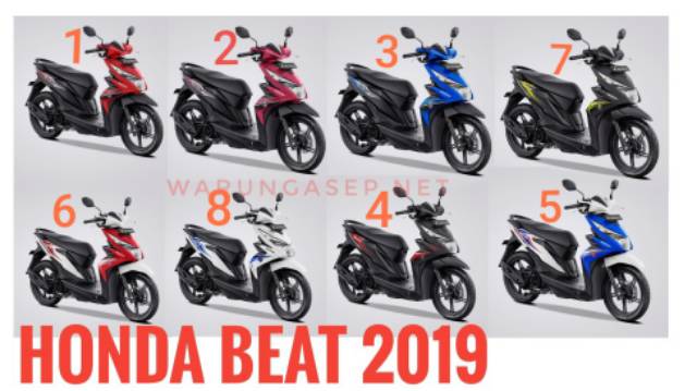 STIKER STRIPING HONDA BEAT 2019