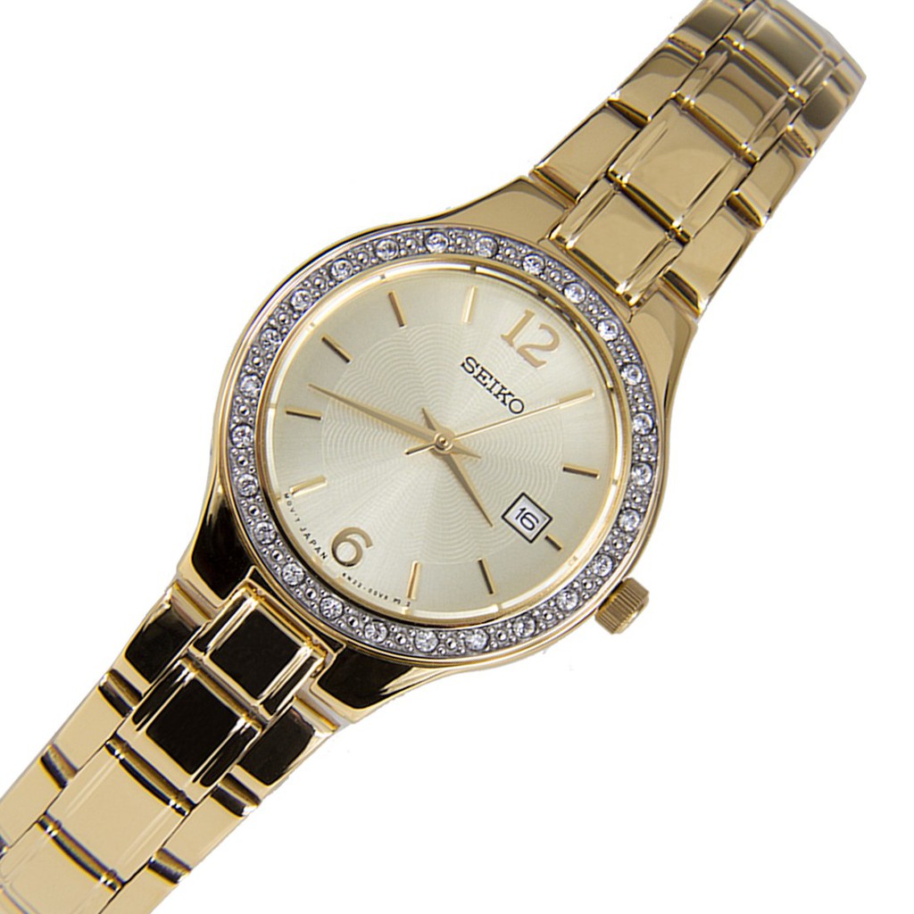 Seiko Ladies SUR782P1 Quartz Gold Polished | Jam Wanita SUR 782