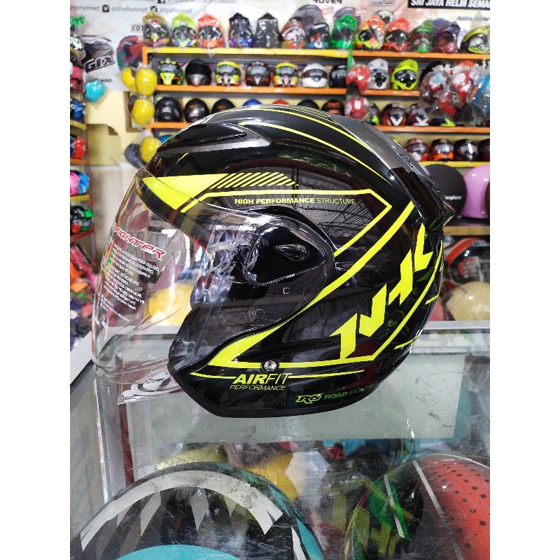 Helm NHK R6 airfit yellow