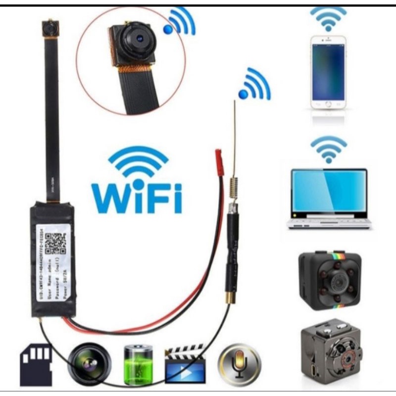 Kamera Pengintai Mini 8MP Wifi/Camera DIY Module IP camera 4K