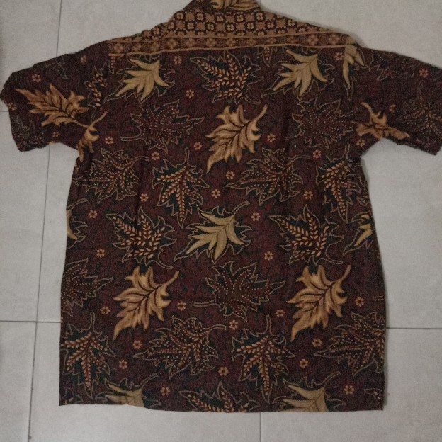 Size M L Xl Xxl Xxxl Bswart Batik Hrb026 Kenongo Hem Pendek Jati