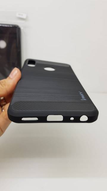 Slim Fit Carbon iPaky Zenfone Max Pro M2 ZB631KL 6.26 inchi Soft Case Zenfone Max M2 Asus ZB633KL