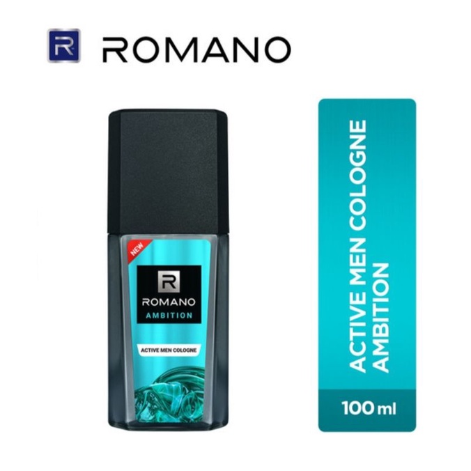 Cologne Ambition Romano Active Men 100ml Romano Cologne Biru