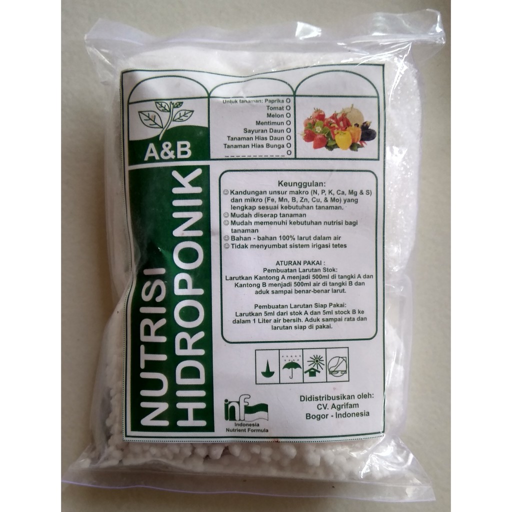 Nutrisi Hidroponik AB Mix Buah 500 ml