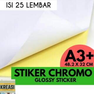 Sticker Cromo A3 Glossy  Paper Kertas  Stiker  Cromo 