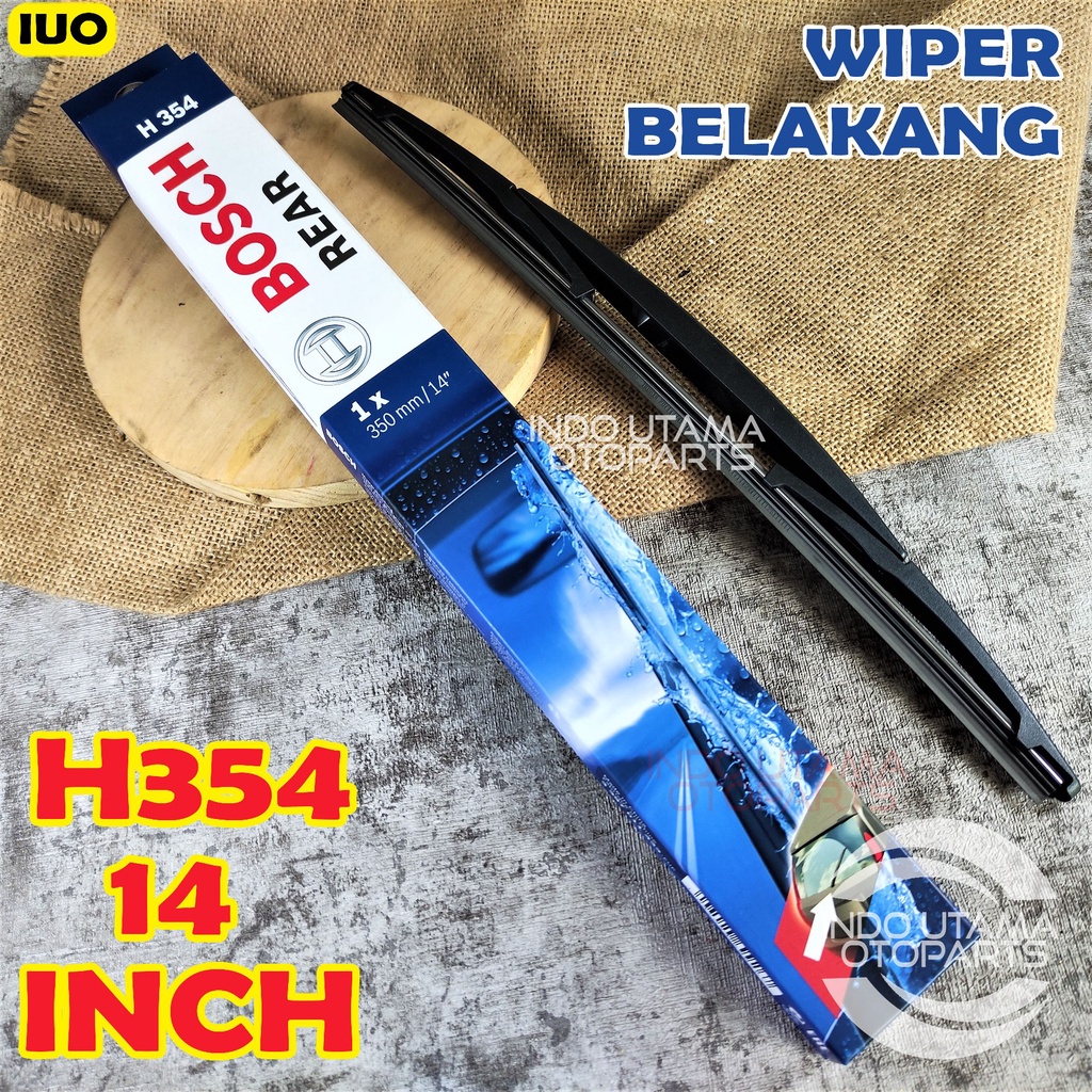 Wiper Belakang Jazz RS Mobilio CRV Freed BOSCH 14&quot; Lock 3 H354