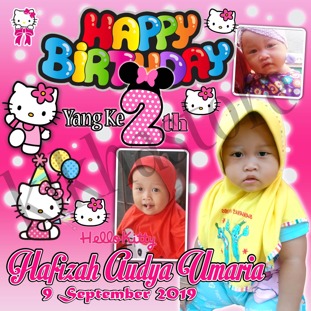 Spanduk Baner Ulang Tahun Custom