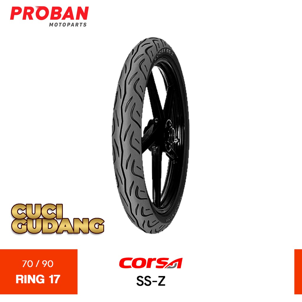 

CORSA TL SS-Z 70/90-17 CUCI GUDANG Ban Motor Tubeless