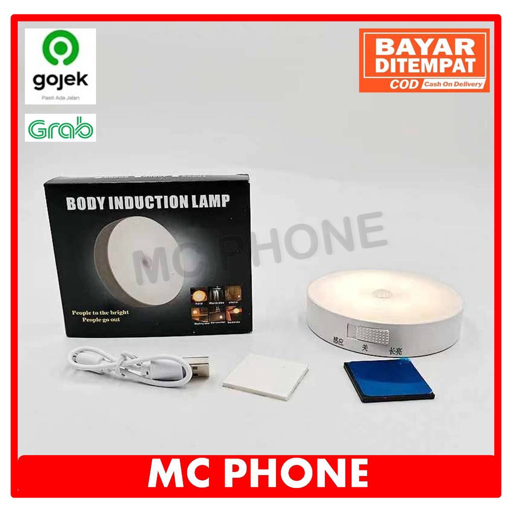 Body Induction Lamp Lampu Led Portable Sensor Gerak Multifungsi