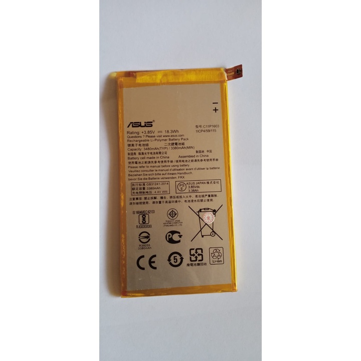 Battery Batere Batre Baterai Asus Zenfone 3 Deluxe 5.7 Z016D ZS570KL C11P1603