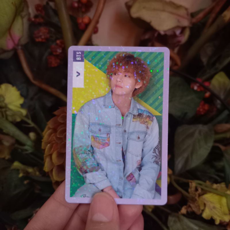 PHOTOCARD PC V TAEHYUNG BTS TOKO HIJAU NEW