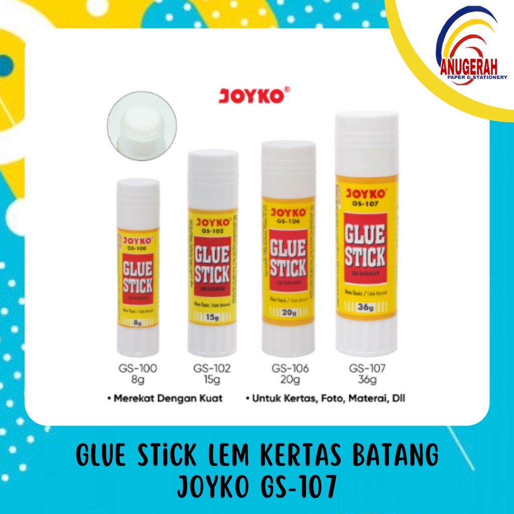 

Glue Stick Lem Kertas Batang Joyko GS-107 (PCS)