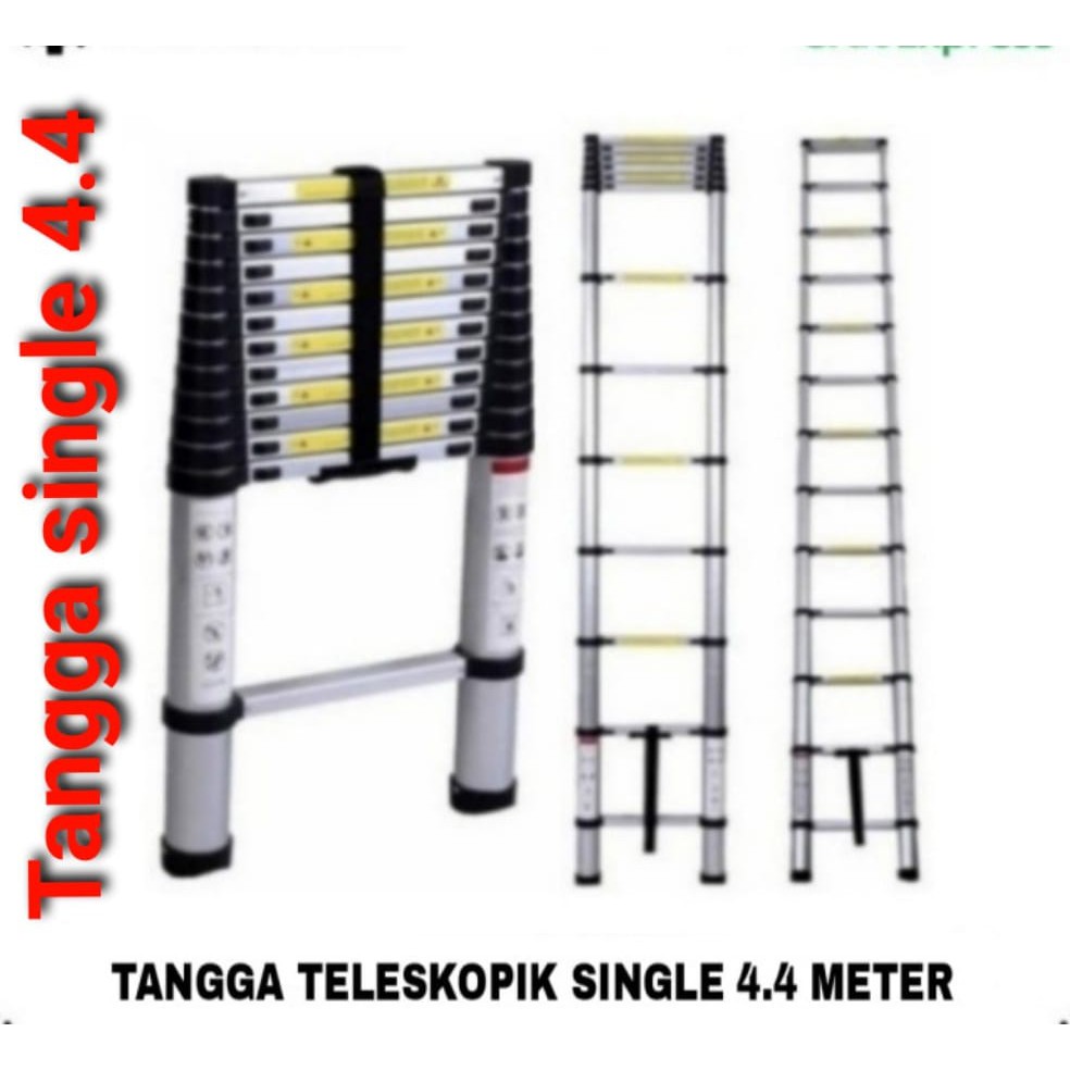 Tangga Teleskopik Telescopic 4.4 m Single Mollar