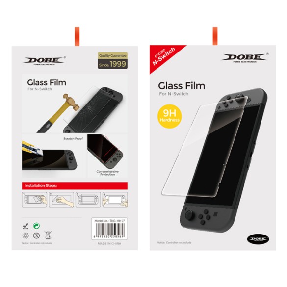 Tempered Glass 9H Dobe Untuk Nintendo Switch