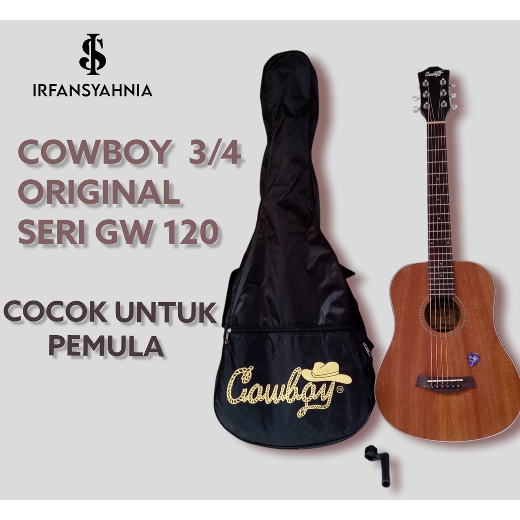 gitar akustik cowboy original gitar 3/4 guitar accoustic GW210 murah senar string