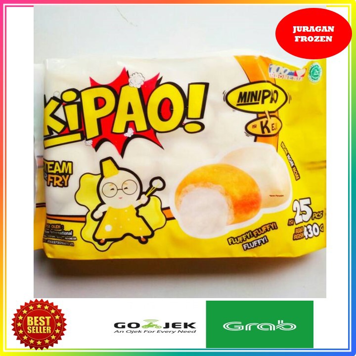 KIPAO KEJU 25s / MINIPAO / BAKPAO / KEJU / KEJU MOZARELLA / SNACK / FROZEN FOOD
