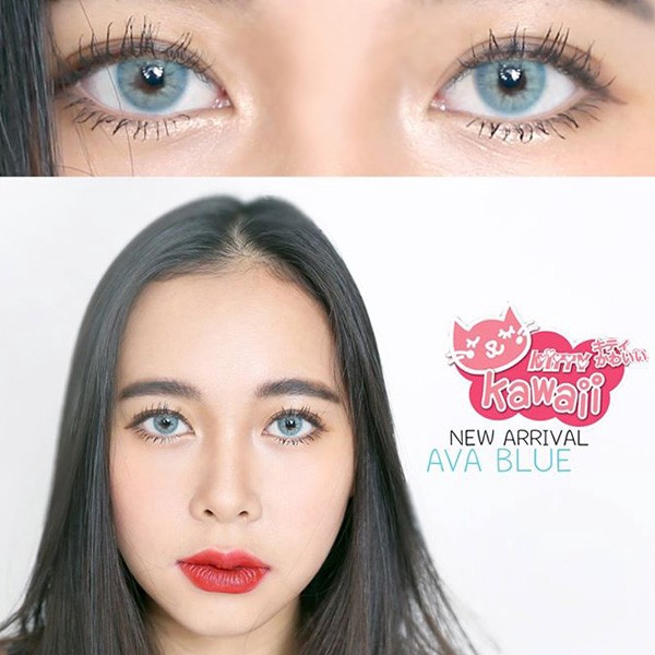 SOFTLENS KITTY KAWAI AVA BLUE / SOFTLENS MATA / LENSA MATA