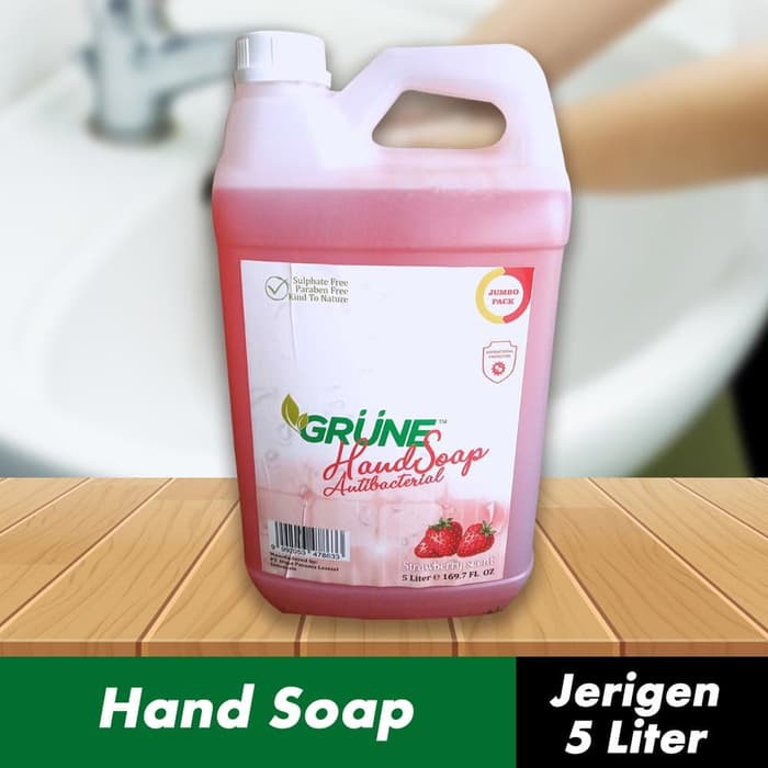 GRUNE - Liquid Handsoap / Sabun Cuci Tangan Antibakteri - 5 Liter