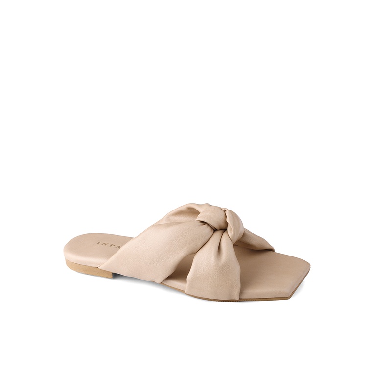 nude sandals flat
