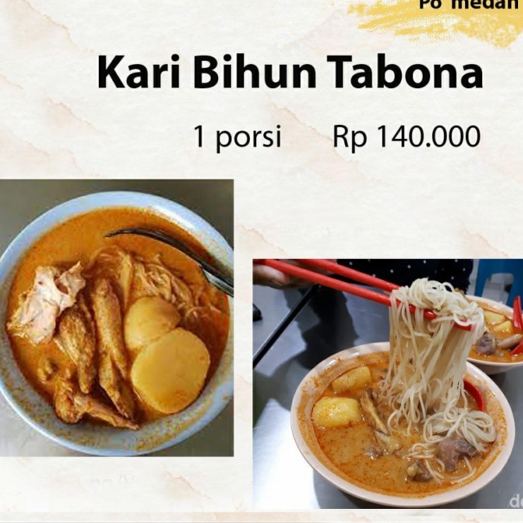 

kari bihun tabona medan