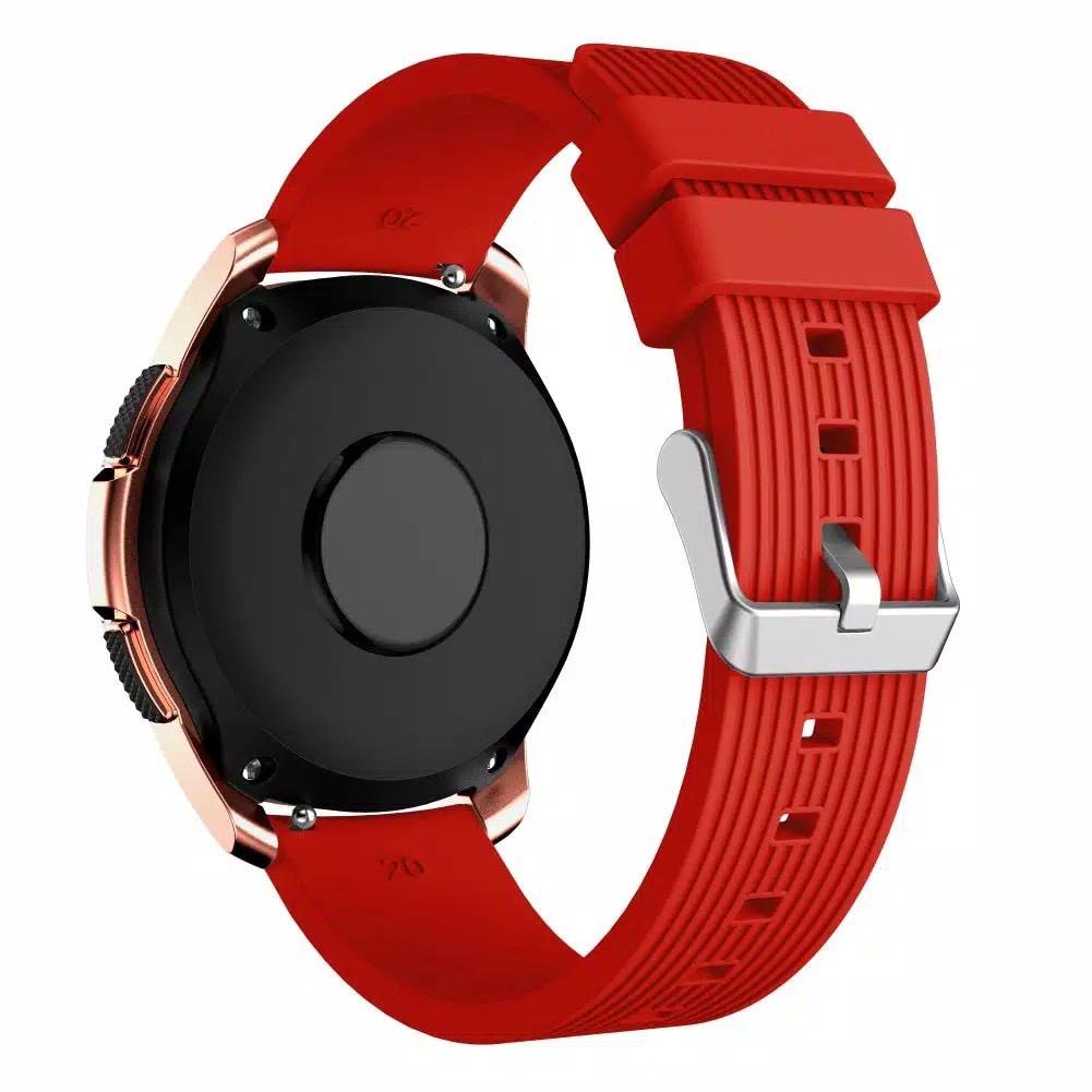 Silikon Strap 20mm universal for Amazfit GTS 1 2 3 E Mini / BIP U S Lite PRO GTR42 dll (Tali Silicone Jam Smartwatch Silicon)