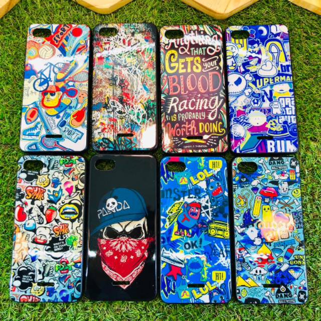 SOFTCASE CASE MOTIF GRAVITY UV OIL FOR IPHONE 9