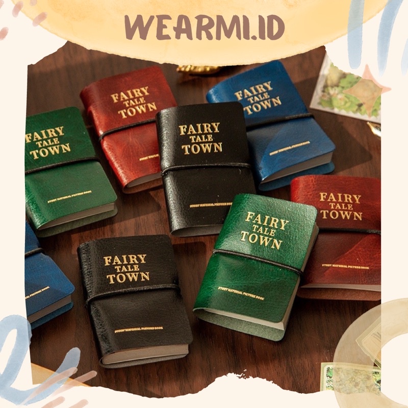 

50 Lembar Kertas Motif Pack Fairy Tale Town Scarpbook Bujo jurnal diy Wearmi Buku