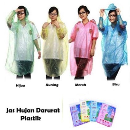 Jas Hujan Plastik SETELAN JAS HUJAN PLASTIK / STELAN JAS HUJAN / JAS HUJAN SEKALI PAKAI