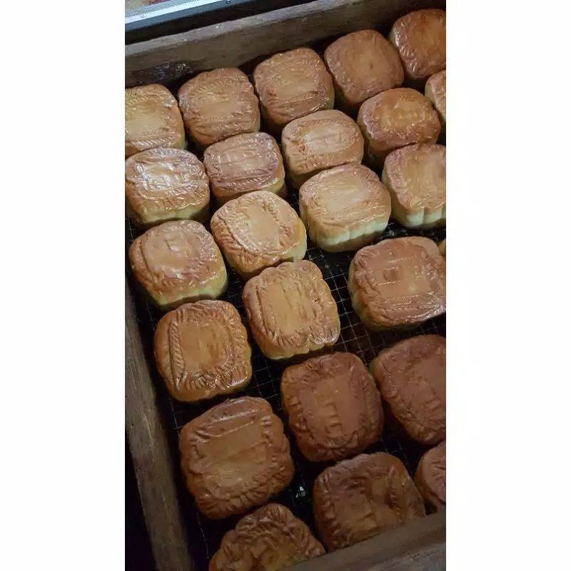 MENG JU - Mengju - Ma Kau Pia - Kue Bulan - Gojin Pia - Kacang Hijau + Telur Asin