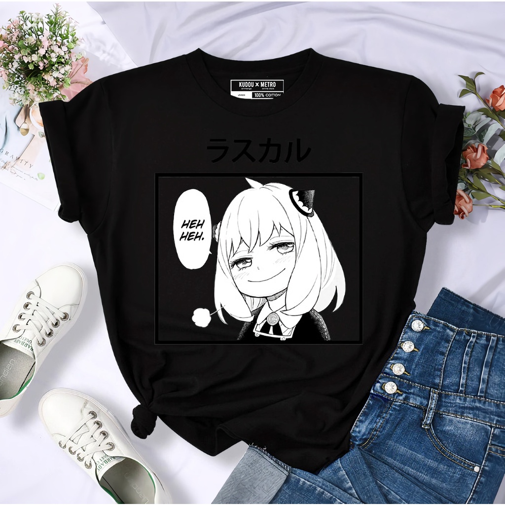 Tshirt Anya Cute Laugh Anime Manga SPY x Family Premium Unisex