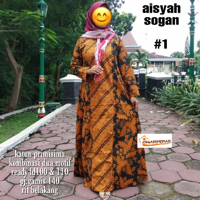 GAMIS BATIK GAMIS BATIK SOLO GAMIS BATIK KOMBINASI GAMIS BATIK TRENDY