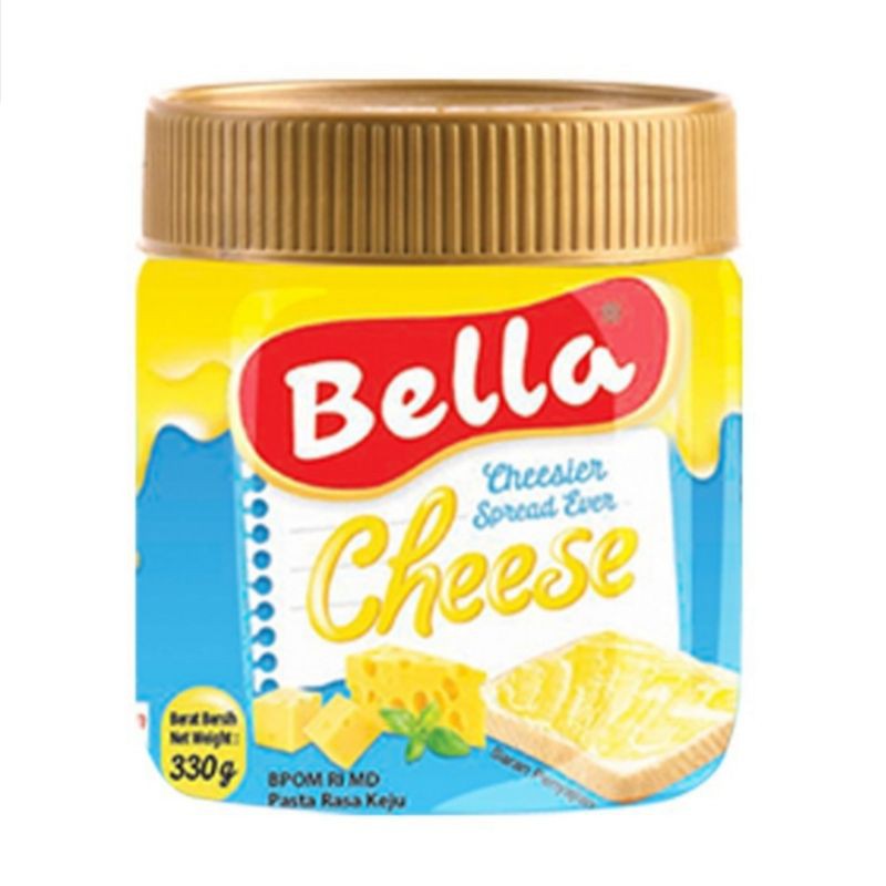 

BELLA SPREAD CHEESE / SELAI KEJU BELLA 330 GRAM / JAR