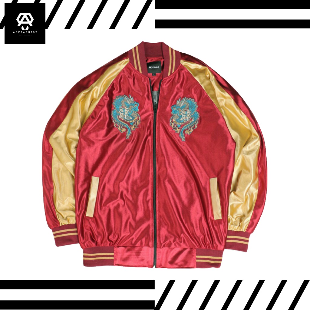 Jaket Sukajan - Red Ryu - Sukajan Jacket - Sukajan Murah Original