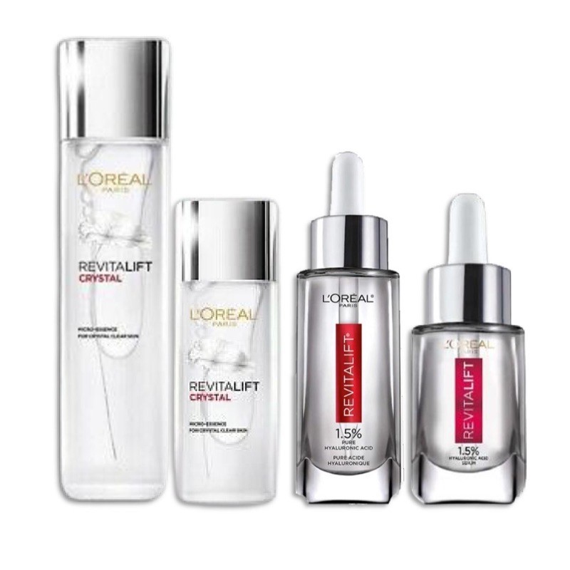 [PROMO TERBATAS] LOREAL 1.5% HYALURONIC ACID SERUM & REVITALIFT CRYSTAL MICRO ESSENCE