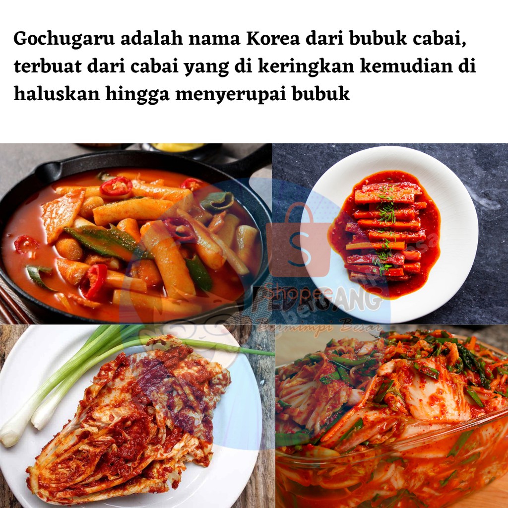 Hae Cham Red Pepper Powder 1Kg / Gochugaru | Gochukaru / Cabai Korea