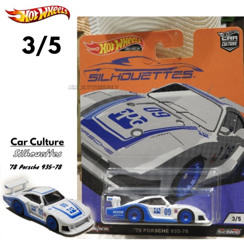 Hot Wheels Silhouettes '78 Porsche 935-78 HW Silhouette Hotwheels Car Culture