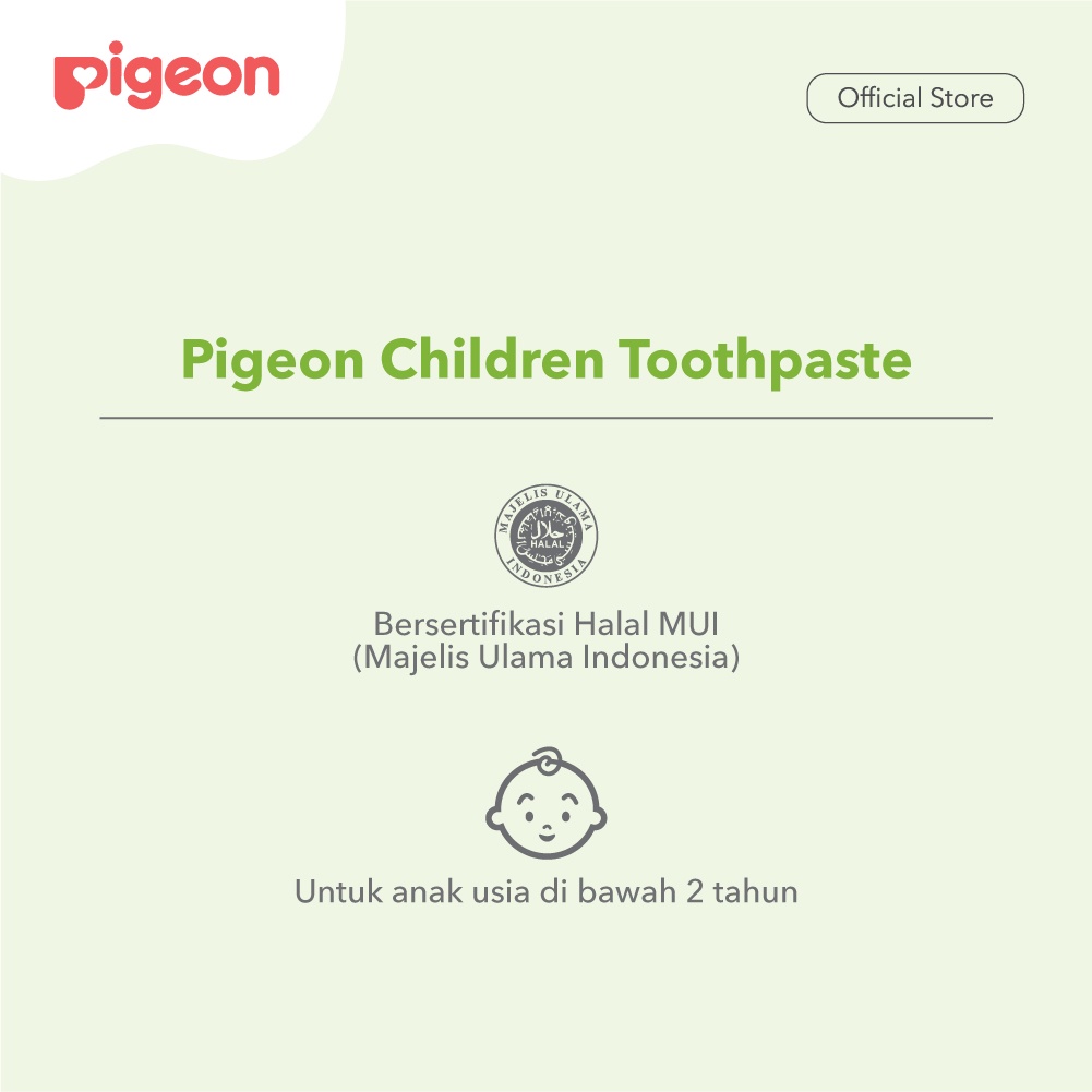 ★ BB ★  PIGEON Toothpaste Orange Flavour - Strawberry 45Gr | Pasta Gigi Bayi